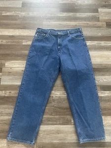 Vtg Y2K Carhartt Loose Fit Denim Jeans Mens Sz 40x32 (measures 39x32) - Picture 1 of 9
