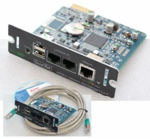 APC SCHNEIDER AP9631 NETZWERKKARTE LAN MANAGEMENT CARD USB CD MANUAL SOFTWARE 81 - Afbeelding 1 van 5