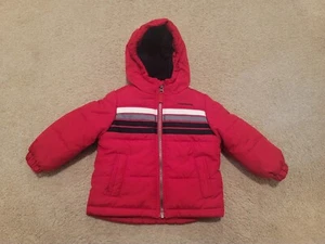 London Fog Kids Winter Jacket Coat - Red - Size 18M - Picture 1 of 3