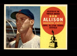1960 Topps #320 Bob Allison EX-MT+ - Picture 1 of 2