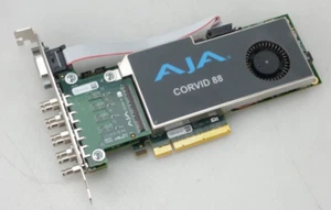 AJA Video Systems CRV88-9-T-R0 Corvid 88 Full Height 8 Lane PCIE Active Cooling - Afbeelding 1 van 6