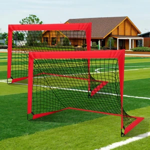 Fußballtor 1/2er Set Fußball Kinder wetterbeständig Fussballtor 120 x 90 x 90 cm - Bild 1 von 11