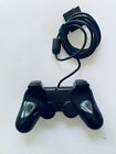 PS2 Controller for Sony PlayStation 2 DualShock Black Wired Remote - USED/Tested