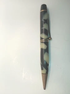 vintage goodservice Beautiful Marble black and white small 4in mechanical pencil - Picture 1 of 8