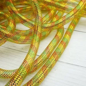10m Crystal Strip Elastic Mesh Tube Ribbon DIY Net Rope Jewelry Decors Colorful - Picture 1 of 5