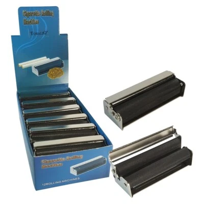 Wickler Rollbox Drehmaschine Zigaretten Tabak Roller plus 2 Gas Feuerzeuge No 25 - Bild 1 von 4