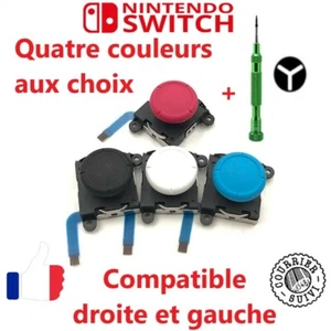 JOYSTICK 3D BOUTON PAD DIRECTIONNEL JOYCON NINTENDO SWITCH NOIR BLEU ROUGE BLANC - Imagen 1 de 6