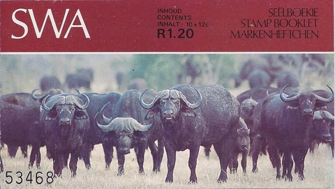 South West Africa Scott #s 456B MNH Booklet - 1986-SB2 Cover