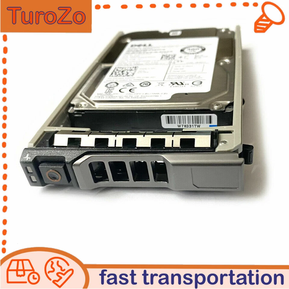 Dell 300GB Internal 15K RPM 2.5'' SAS 12Gbps (7FJW4) Hard Drive