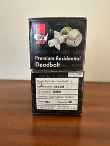 LSDA G3 20 Serie Wohn Einzylinder Riegel Messing poliert - SC1 - Bild 1 von 1