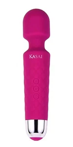 Kasai Aura Best 20x Multi speed elegant power massager wand, wireless & PortaPNK - Picture 1 of 5