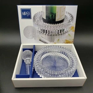Mikasa Kristall Golfball Wein Stopfen & Flaschenhalter Neu im Karton Tee Time WY218/914 - Bild 1 von 7