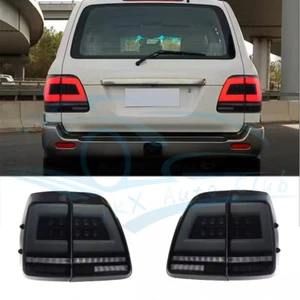 Luces traseras LED negras ahumadas izquierda+derecha t para Land Cruiser LC100 1998-2007 - Imagen 1 de 11
