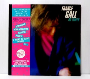 FRANCE GALL - AU ZENITH 1985 APACHE 240601-1 EU 2LP OBI VINYL - Picture 1 of 6