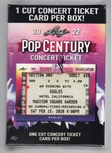 2022 LEAF POP CENTURY CONCERT TICKET FACTORY SEALED BLASTER BOX *FREE SHIPPING* - Picture 1 of 3