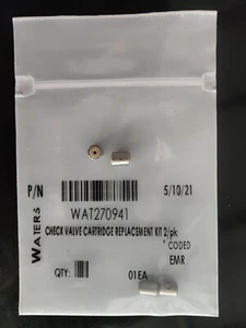 KIT DE REPUESTO CARTUCHO VÁLVULA DE RETENCIÓN WATERS WAT270941 2/pk - Imagen 1 de 3