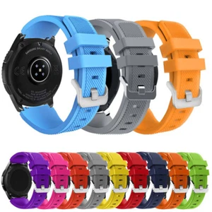 Pour Samsung Galaxy Watch 3 45 mm 46 mm Gear S3 bracelet en silicone 22 mm sport - Photo 1/46
