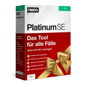 Nero Platinum SE Serial Code Key für 1 Jahr / 1 PC Aktivierung - Bild 1 von 1