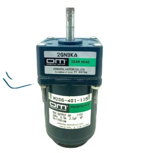 ORIENTAL MOTOR M206-401-115 SPEED CONTROL MOTOR WITH 2GN9KA GEAR HEAD (JAPAN) - Picture 1 of 8