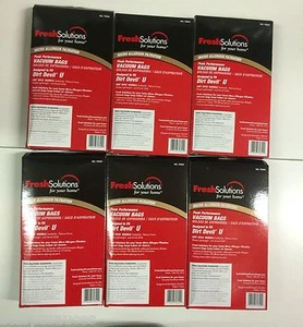 18 BOLSAS DE VACÍO FRESH SOLUTION MICROALÉRGENOS FILTRACIÓN SUCIEDAD ESTILO DIABLO U 70324 - Imagen 1 de 1