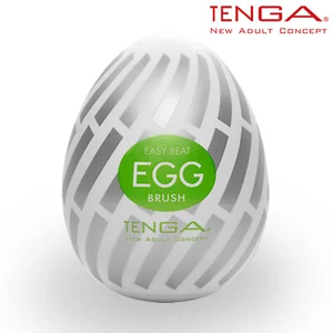 TENGA EGG BRUSH - Transparente Penishülle aus TPE mit Pinselstruktur innen - Bild 1 von 4