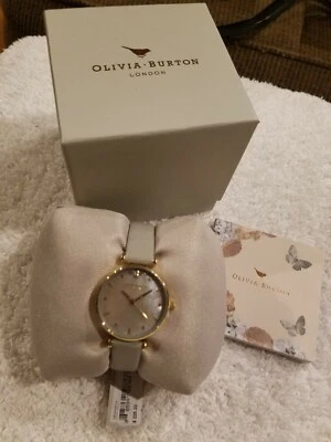 Olivia Burton Queen Bee Leather Strap Watch, 30Mm New $225 - Image 1 of 4