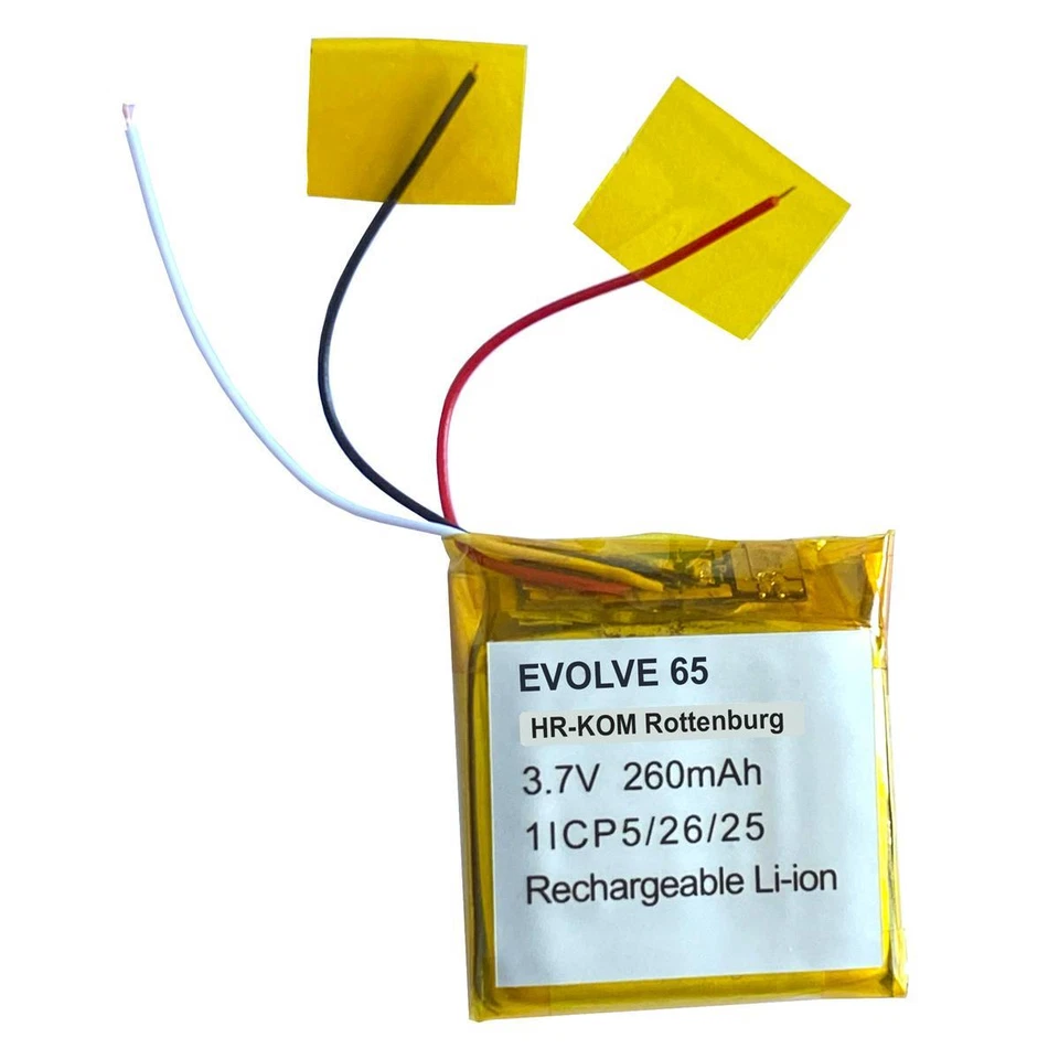 Austauschakku für Jabra Evolve 65 Batterie EVOLVE65 Ersatzakku Li-ion 3,7 260mAh - Bild 1 von 1
