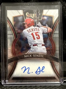 2020 Panini Select Signatures Baseball Nick Senzel Auto /199 Reds Autograph - Bild 1 von 2