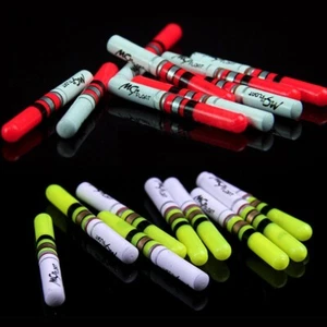 10x Lichtstäbchen Arbeit mit CR322 Akku LED Leuchtend Float Night Angeln Tackle - Picture 1 of 26