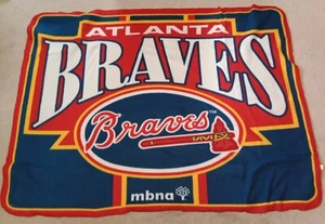 Atlanta Braves Fleece Throw Blanket 54"x43" - Picture 1 of 1
