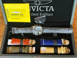 INVICTA LUPAH SPECIAL EDITION WATCH model 145 - 5 Wrist Bands Men - Picture 1 of 7