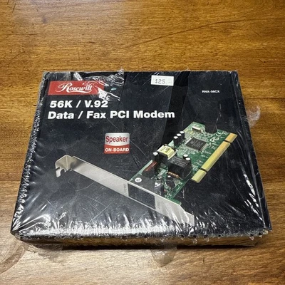 *New* Rosewill RNX-56CX 56K V.92 Software-Based Data/Fax PCI Modem Adapter Card - Image 1 of 2