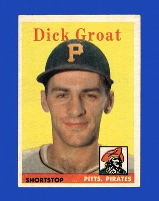 1958 Topps Set-Break # 45 Dick Groat como nuevo *GMCARDS* Foto 1 de 2