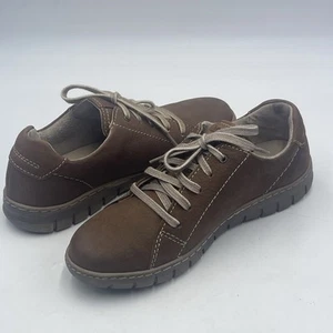 Josef Seibel Steffi 59 Sneakers Brown Leather Women's 38/7.5 US Casual Comfort - Picture 1 of 9