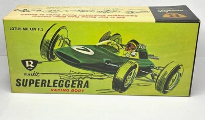 1960's RUSSkit F1 1:32 SUPERLEGGERA LOTUS Mk XXV F.1 carroceria de corrida 505-198 - Imagem 1 de 4