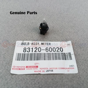 Genuine Lexus LX450 FZJ80 LX470 UZJ100 Dash Globe Bulb w Socket 12V 1.4W - Picture 1 of 2