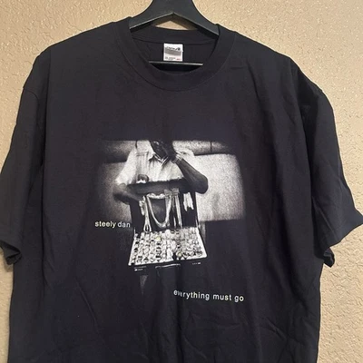 Camiseta Steely Dan Everything Must Go Tour 2003 Tour Vintage Gráfico Y2K Talla XL Foto 1 de 4