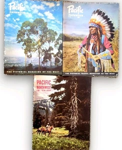 Vintage 1940s Pacific Pathways Pictorial Magazines Western Travel Art Magazine - Bild 1 von 13