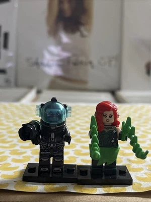 MR. FREEZE POISON IVY LEGO MINIFIG batman & robin schwarzenegger uma thurman - Image 1 of 4