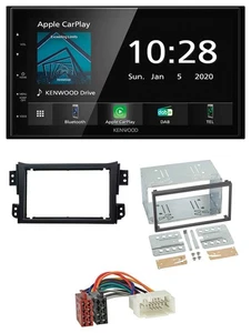 Kenwood Bluetooth MP3 DAB USB 2DIN Autoradio für Opel Agila B Suzuki Splash 2008 - Bild 1 von 10