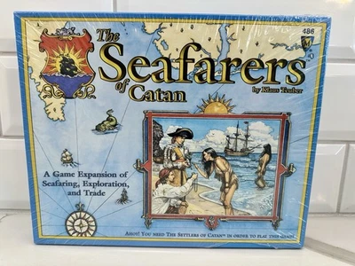 THE SEAFARERS OF CATAN Board Game Mayfair Games 2003 #486 Klaus Teuber SEALED - Image 1 of 4