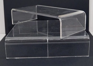 3 VITRINA DE ACRÍLICO ELEVADORES SOPORTES EXHIBICIÓN ANTIGUA HOGAR EXHIBICIÓN DECORACIÓN #17 - Imagen 1 de 4