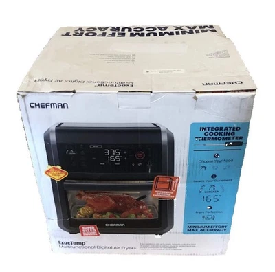 Chefman - Freidora de aire ExacTemp 12 cuartos 5 en 1 con termómetro inteligente integrado Foto 1 de 4
