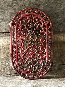 Vintage French Metal Enamel Trivet - Picture 1 of 4