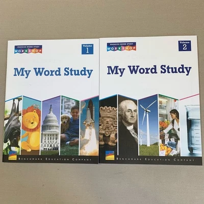 Homeschool Elementary Phonics My Word Study Benchmark Education Set Volumes 1&2  - Image 1 of 4