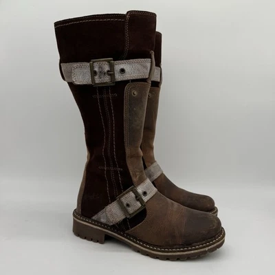 Bos & Co Innercity Brown Leather Suede Wool Lined $300 Boots Size 37/6-6.5 - Image 1 of 4