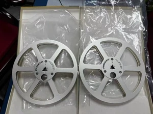 One Pair standard metal aluminum 7 '' Silver Tape reel for Pioneer tape recorder - Picture 1 of 6
