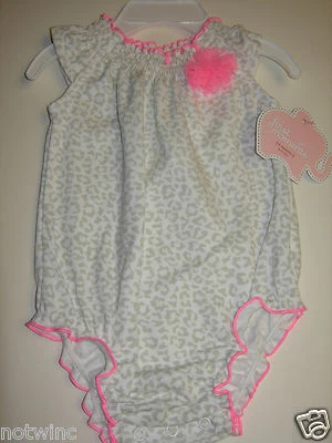 Body First Moment's Infantil Bebé Niña Creeper Leopardo Roseta 3M 6M Nuevo con Etiquetas Foto 1 de 3