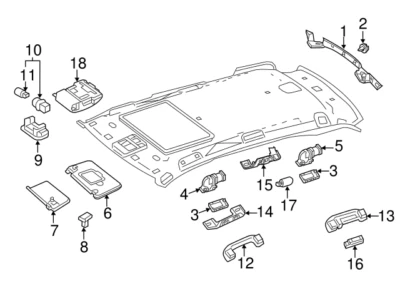 Extensión parasol Mercedes Benz ML63 AMG ML550 ML350 2012-2015 16681007108R20 Foto 1 de 3