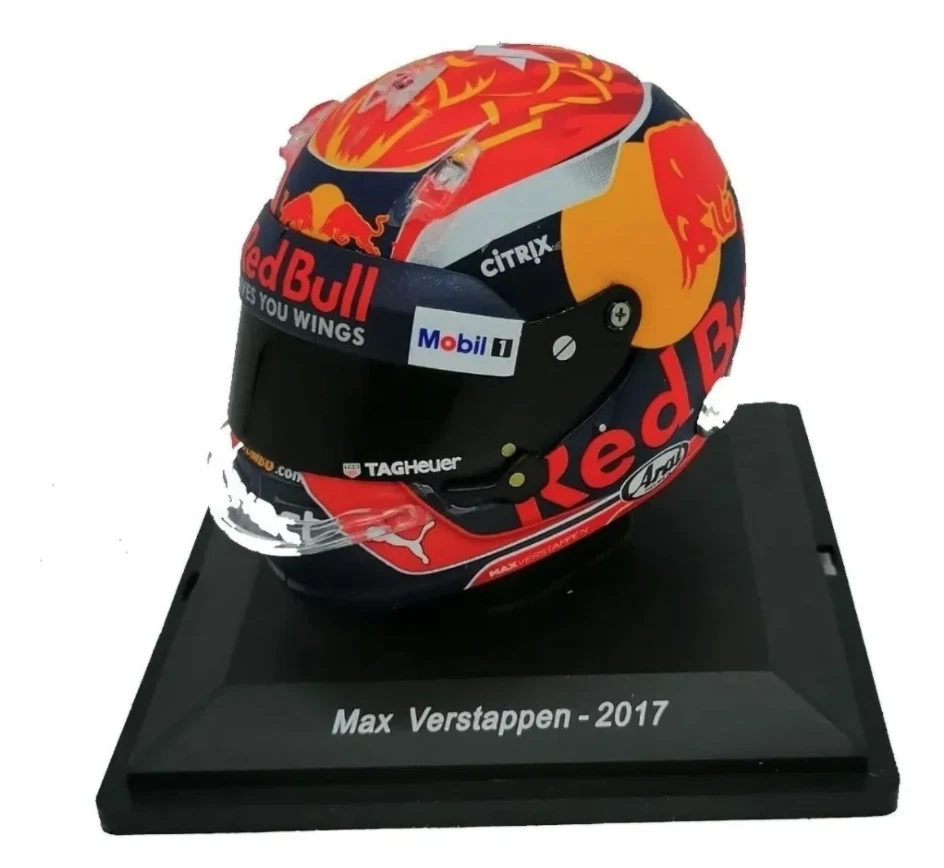 F1 Max Verstappen RedBull 2017 Rare Helmet Scale 1:5 Formula 1 - Image 1 of 1